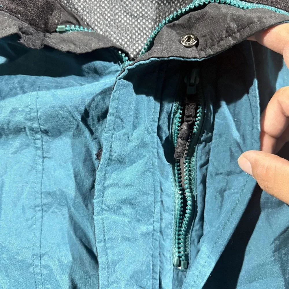 Vintage Columbia Double Whammy Jacket Mens Large Blue Nylon 3-in-1 Ski 90s